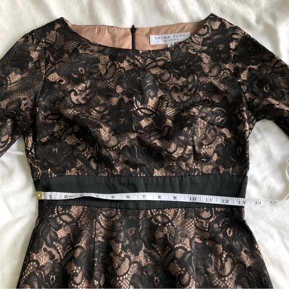Trina Turk Silk and Lace Cocktail Dress - Picture 3 of 13